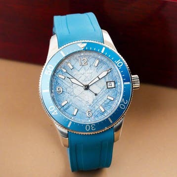 Montblanc - Iced Sea Date Light Blue Dial - Sans prix de