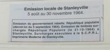Belgisch-Congo 1964 - Lokale uitgiften Stanleyville : bijna, Gestempeld
