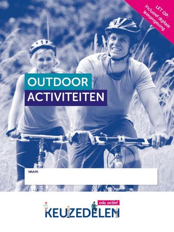 KEUZEDEEL OUTDOOR ACTIVITEITEN / Keuzedeel 9789037255935, Verzenden