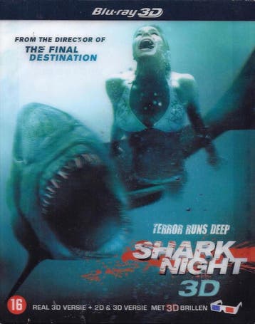 Shark Night 2D 3D (blu-ray tweedehands film), Ophalen of Verzenden, Nieuw in verpakking