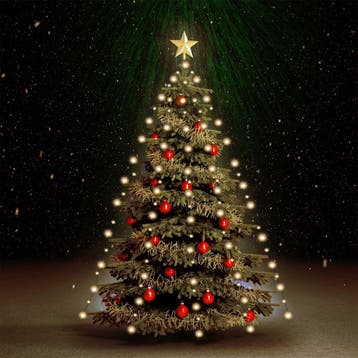 vidaXL Kerstboomverlichting met 180 LEDs net 180 cm, Huis en Inrichting, Verzenden, Nieuw
