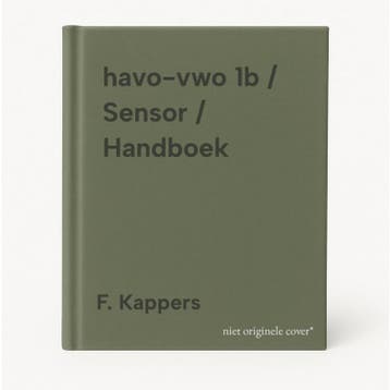 havo-vwo 1b / Sensor / Handboek 9789034567864 F. Kappers, Boeken, Verzenden, Gelezen, F. Kappers