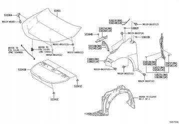 blinker linksvoor voor Toyota Corolla E21 Sedan 53802-02280, Verzenden, Gebruikt