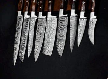 Keukenmes - Kitchen knife set - Staal - Noord Amerika -