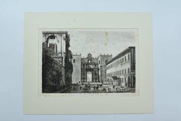 Luigi Rossini (1790-1857) - Porta Flaminia detta Del Popolo