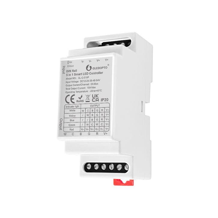 GLEDOPTO GL-C-011P din-railledcontroller - 5-in-1 - Zigbee, Hobby & Loisirs créatifs, Composants électroniques, Envoi