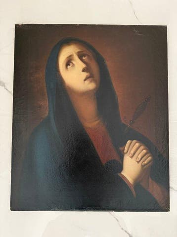 École italienne (XIX) - Madonna Addolorata, Antiek en Kunst