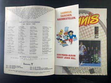 Panini Tennis ATP Tour 1992 - First tennis edition - German, Nieuw