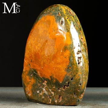 Ocean Jasper Vrijvormige Sculptuur – Gepolijste natuursteen