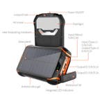 Solar Powerbank met 3 Poorten 26.800mAh - Ingebouwde Zaklamp, Verzenden, Nieuw, Stuff Certified®