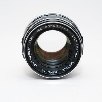Minolta MC ROKKOR-PF 1:1.7 f=55mm Cameralens