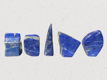 Hoogwaardige lapis lazuli Vrije vorm- 1285 g - (5)