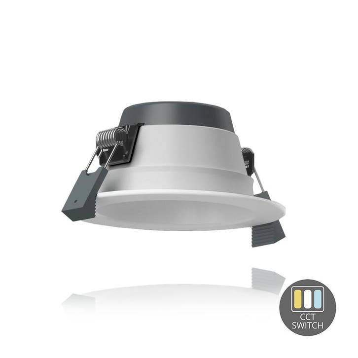 LED Downlight 3000K, 4000K of 5000K CCT-Switch 9W IP22 Wit -, Huis en Inrichting, Lampen | Overige, Nieuw, Verzenden