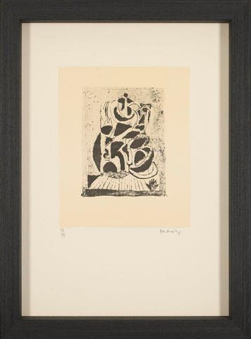 Pierre Alechinsky (1927) - Lîle (Die Insel)