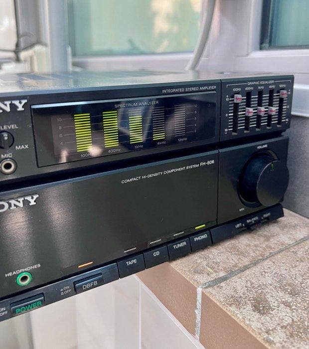 Sony - TA-606 Solid state geïntegreerde versterker, TV, Hi-fi & Vidéo, Radios