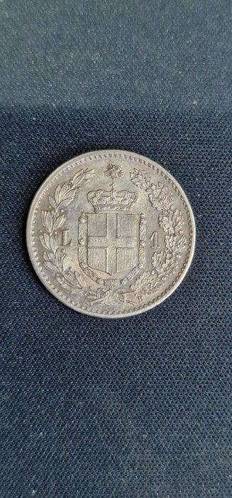 Italië, Koninkrijk Umberto I. 1 Lira 1900 (Zonder