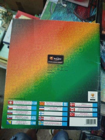 2004 Panini UEFA Euro Édition originale Sticker album -, Collections
