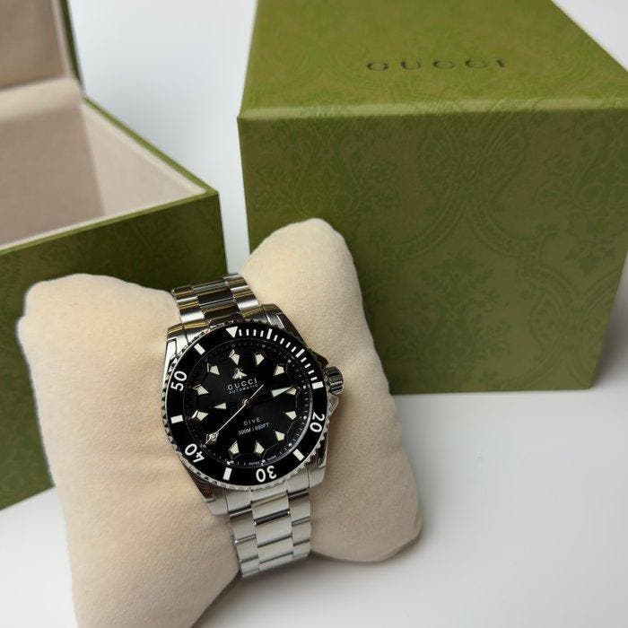 Gucci - Dive - Automatic - YA136353 - Heren - 2026, Handtassen en Accessoires, Horloges | Heren