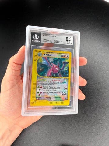 Pokémon - 1 Graded card - Crobat #147 Foil - Beckett 8.5 -