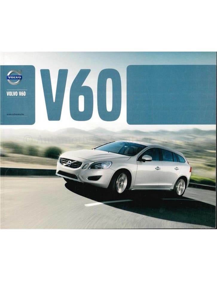 2013 VOLVO V60 BROCHURE NEDERLANDS, Livres, Autos | Brochures & Magazines