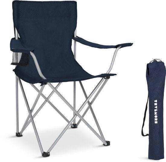 2dekans | TRVLMORE Campingstoel - Opvouwbaar - 120KG, Jardin & Terrasse, Ensembles de jardin, Enlèvement ou Envoi