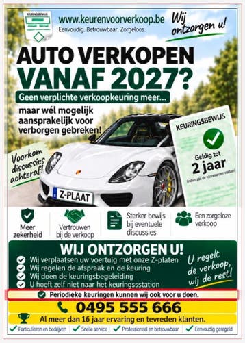 z-platen voor autokeuring,zz plaat, verkoop keuring
