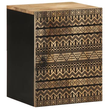 vidaXL Badkamerwandkast 38x33,5x48 cm massief mangohout, Verzenden