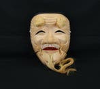 Noh masker - Hout - Meiji periode (1868-1912) - Okina Oude