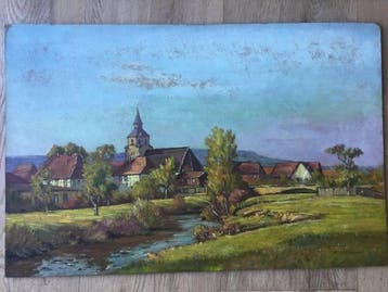 Franz Joseph Wagner (1886-1972) - Dorf in Niedersachsen