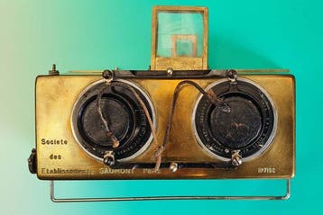 Gaumont Paris -Spido Stereo Camera - H. Roussel Trylor