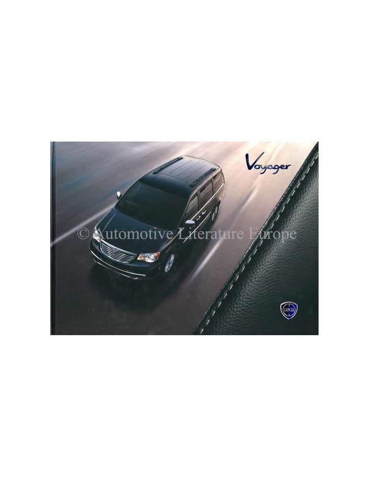 2011 LANCIA VOYAGER HARDCOVER BROCHURE ENGELS, Livres, Autos | Brochures & Magazines, Enlèvement ou Envoi