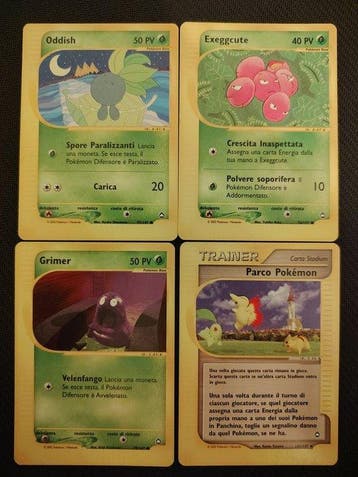 40 Mixed collection - WOTC - Aquapolis, Expedition Base Set, Nieuw