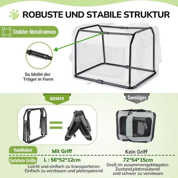 Morpilot opvouwbare Transportbox voor hond en kat, transp..., Ophalen of Verzenden