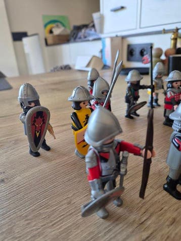 Playmobil - Ridders - Playmobil Middeleeuwse ridders -, Antiquités & Art