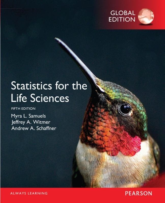 Statistics for the Life Sciences, Global Edition, Boeken, Taal | Engels, Gelezen, Verzenden