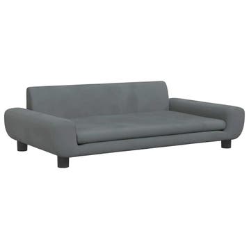 Hondenbank 100cm grijs | Tweede kansje | OP = OP, Verzenden, Zo goed als nieuw, Polyester