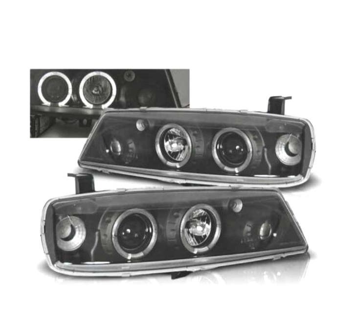 Phares Pour Opel Calibra 90-98 Angel Eyes Fond Noir, Autos : Pièces & Accessoires, Éclairage, Envoi