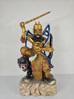 Sculptuur Zhao Gongming (ookwel Tsai Shen Yeh genoemd) -, Antiek en Kunst