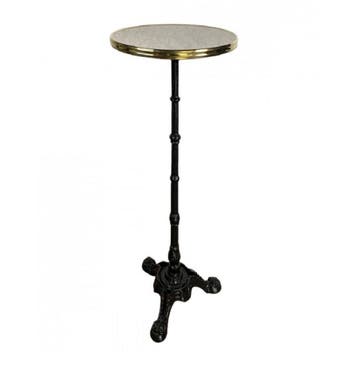 Nieuwe Terras Statafel Parijs (60cm) – Marmerlook Wit, Ophalen