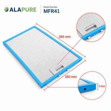 Metaalfilter voor Ikea 480122102174 380x283, Verzenden, Nieuw
