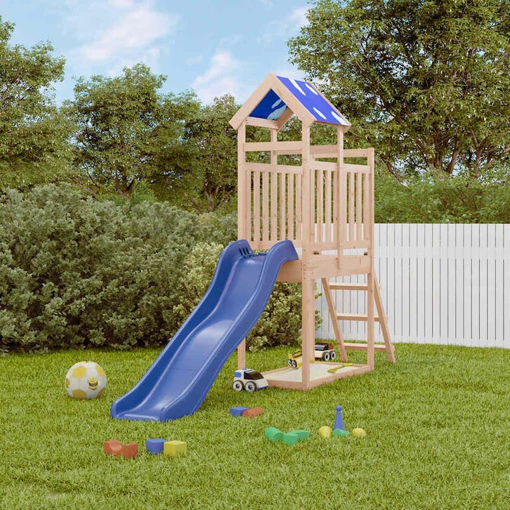 vidaXL Speelhuis massief grenenhout, Kinderen en Baby's, Speelgoed | Buiten | Speeltoestellen, Nieuw, Verzenden