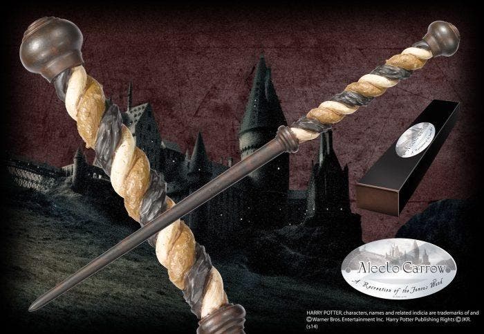 Harry Potter Toverstaf Alecto Carrow, Verzamelen, Harry Potter, Nieuw, Ophalen of Verzenden