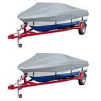 vidaXL Boothoezen 2 st 610-671x254 cm grijs, Watersport en Boten, Verzenden, Nieuw