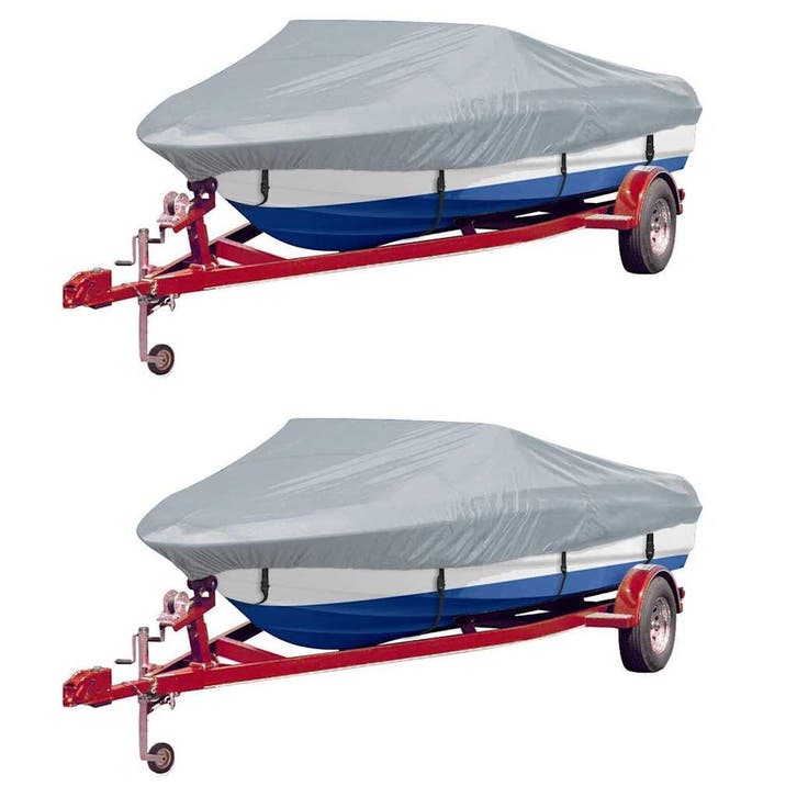vidaXL Boothoezen 2 st 610-671x254 cm grijs, Watersport en Boten, Bootonderdelen, Nieuw, Verzenden