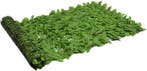 Balkonscherm groene bladeren 100x300 cm, Verzenden, Nieuw