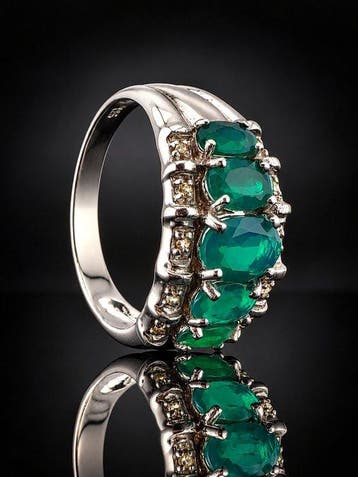 Zonder minimumprijs - Ring Sterling Zilver Opal Ring -