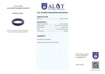 ALGT gecertificeerd - enorme en meesterlijke natuurlijke