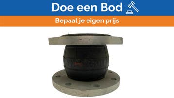 Bieden: EPDM Rubber Compensator Flanged Coupling, Ophalen of Verzenden, Nieuw