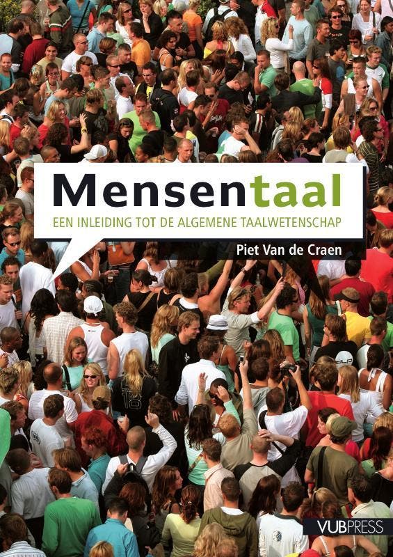 Mensentaal 9789054874423 Piet Van de Craen, Livres, Livres Autre, Envoi