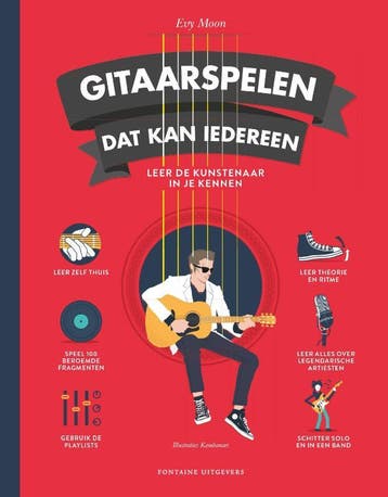 Gitaarspelen 9789059566897 Evy Moon, Verzenden, Zo goed als nieuw, Evy Moon